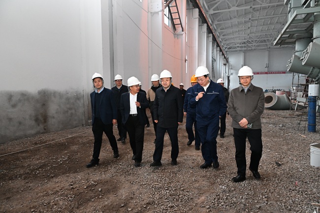 洛陽市副市長王太鋼一行到萬基控股集團(tuán)調(diào)研